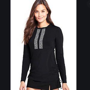Lands End Black Rash Gaurd